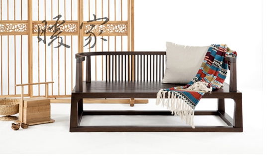 现代简约 实木家具新中式 禅意沙发椅客厅沙发上色 家具